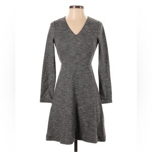 Madewell Charcoal Long Sleeve Dress
